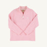 Canter Collar Half Zip (Quilted) - Sandpearl Pink with Palmetto Pearl Stork