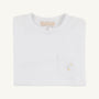 Carter Crewneck - Worth Avenue White with Multicolor Stork