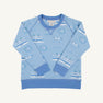 Cassidy Comfy Crewneck - A Day at the Derby (Beale Street Blue) with Sunrise Blvd Blue