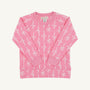 Cassidy Comfy Crewneck - Bell Court Bows (Hamptons Hot Pink)