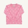 Cassidy Comfy Crewneck - Bell Court Bows (Hamptons Hot Pink)