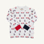 Cassidy Comfy Crewneck (Unisex) - Little Sport with Nantucket Navy and Richmond Red