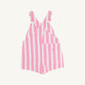 Channing Choo Choo Overalls - Hamptons Hot Pink Stripe