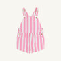 Channing Choo Choo Overalls - Hamptons Hot Pink Stripe
