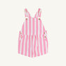 Channing Choo Choo Overalls - Hamptons Hot Pink Stripe