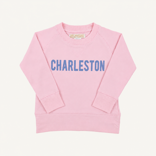 Sir Proper City Hopper Sweatshirt - Palm Beach Pink with Charleston