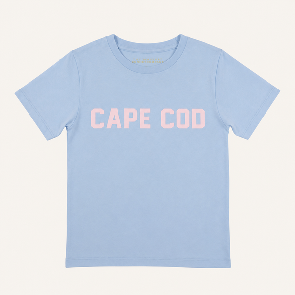 Sir Proper City Hopper T-Shirt - Beale Street Blue with Palm Beach Pink Cape Cod