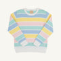 Cissy Sweater - Siesta Key Stripe with Palm Beach Pink