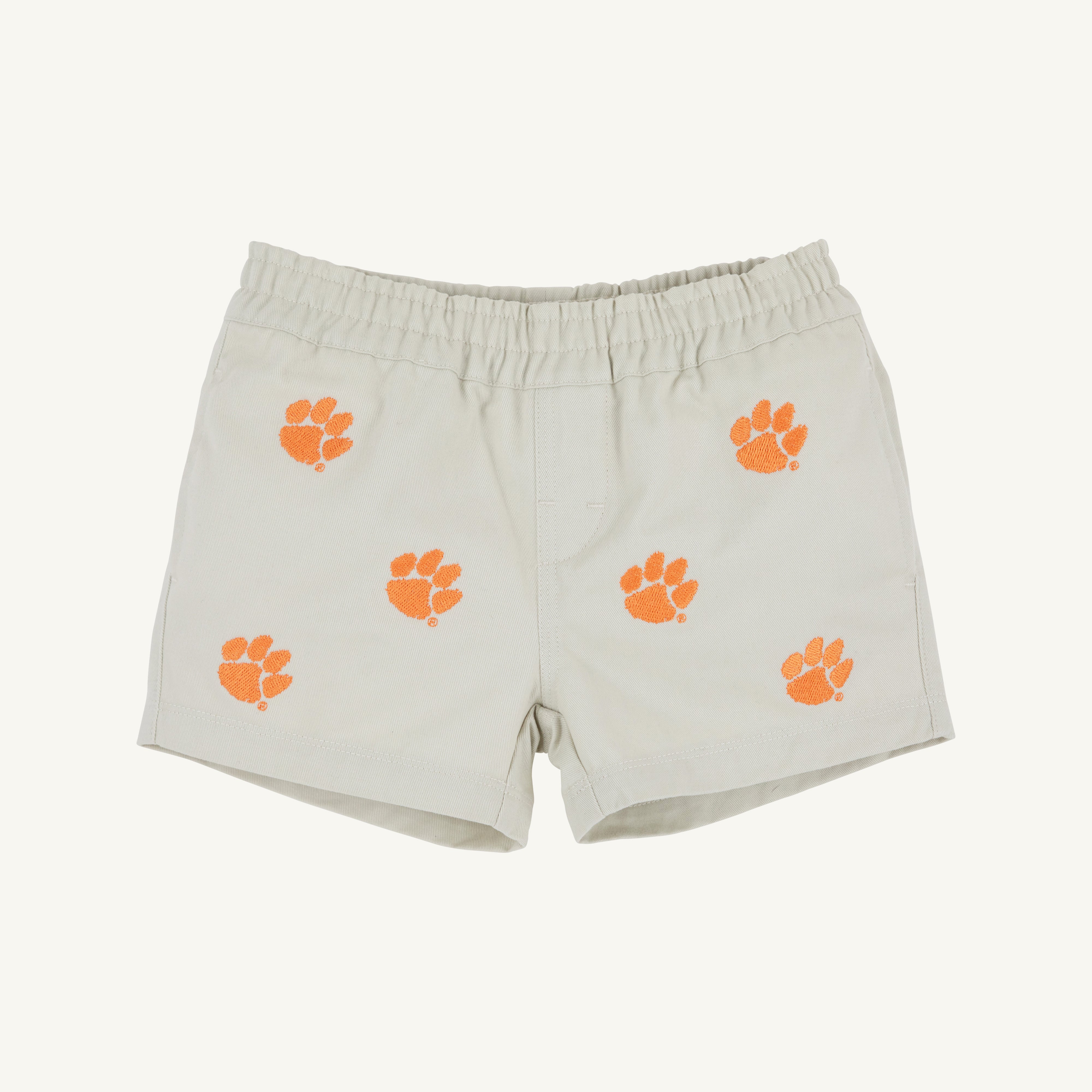 Clemson Critter Sheffield Shorts - Saratoga Stone