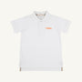 Clemson Prim & Proper Polo & Onesie - Worth Avenue White