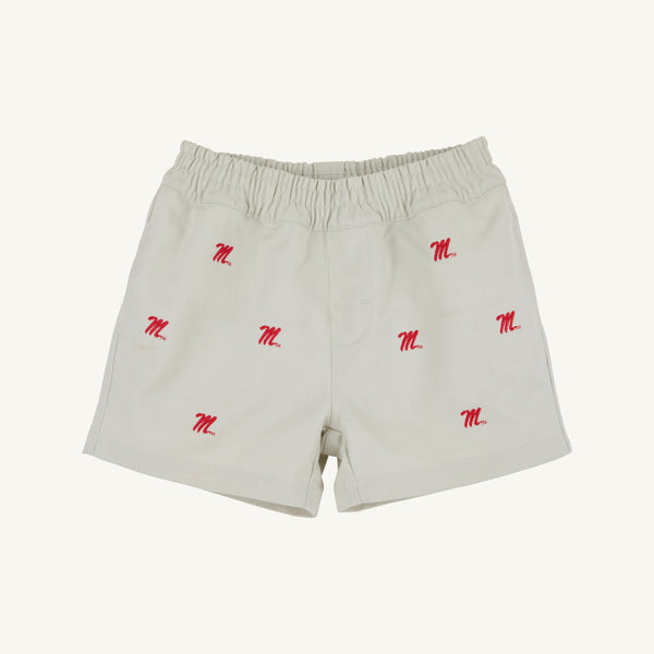 Ole Miss Critter Sheffield Shorts - Saratoga Stone