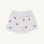 Critter Sheffield Shorts (Twill) - Worth Avenue White with American Flags