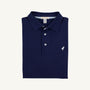 Croquet Party Polo (Men) - Nantucket Navy with Worth Avenue White Stork