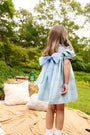 Mary Dal Dress - Audubon Park Plaid with Sarasota Sky