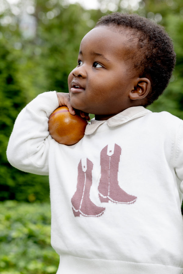 Long Sleeve Peter Pan Collar Shirt & Onesie - Thompson Park Plaid