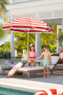 Grace Bay Bathing Suit - Hamptons Hot Pink & Richmond Red with Strawberry