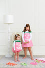 Happy Halloween Pink Pumpkin Costume (Toddler) - Hamptons Hot Pink Micro Dot with Palm Beach Pink & Kiawah Kelly Green
