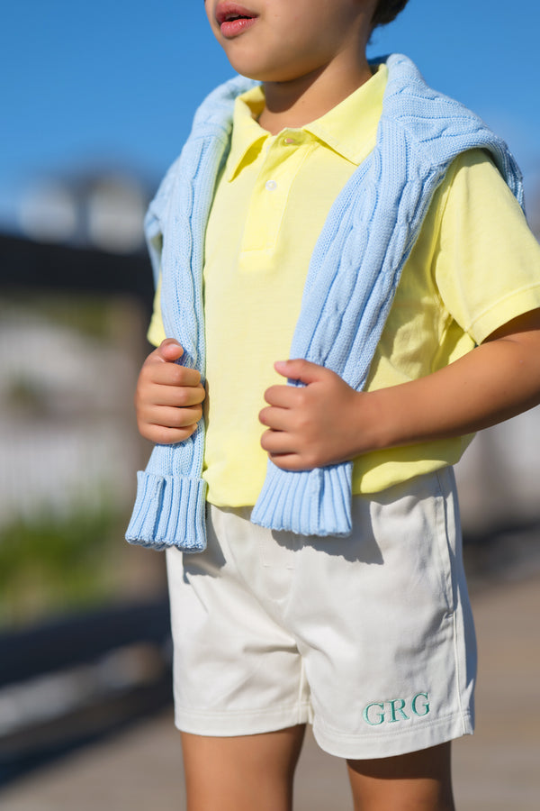 Monogram: Grace Bay Green, Beaufort Block Initials