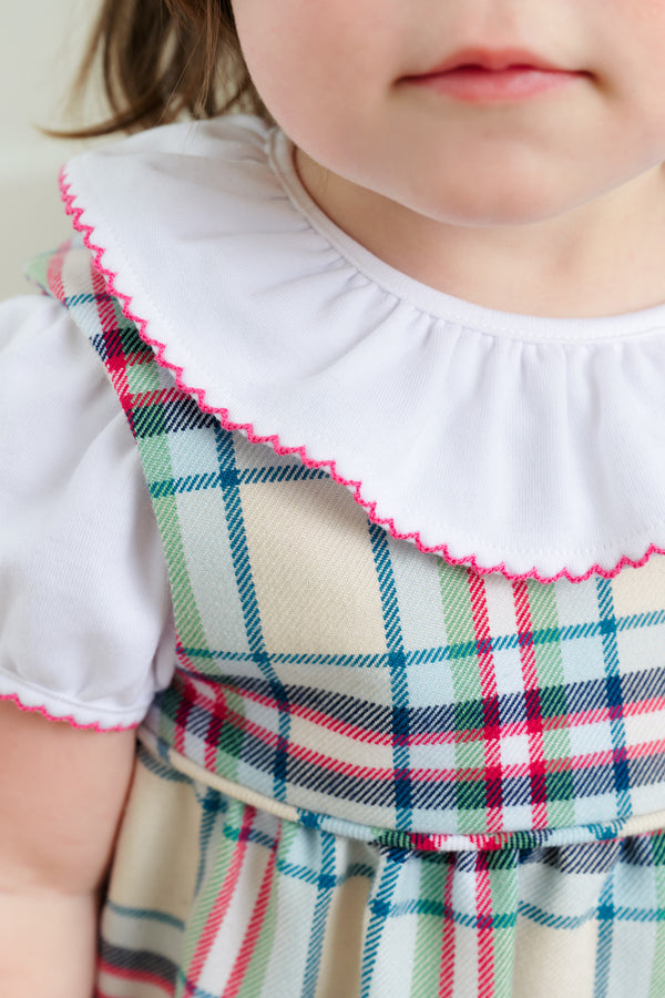 Brooksy Bubble Set - Ardmore Pier Plaid with Worth Avenue White & Richmond Red