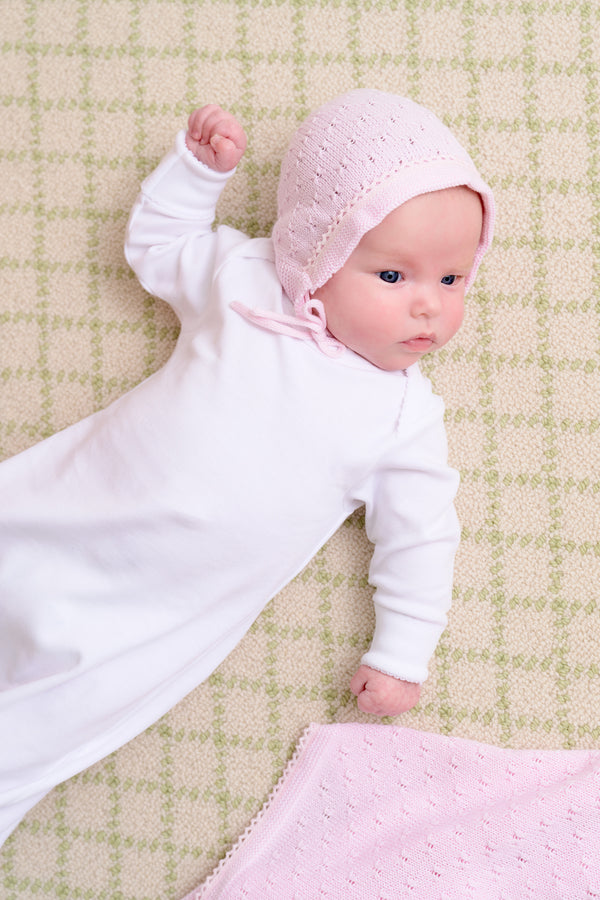 Ramsey Receiving Set - Palm Beach Pink