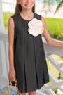 Grandccasion™ Darby Dress - Newport Night with Grand Isle Ivory Flower
