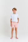 Shelton Shorts - Pompano Peach with Keeneland Khaki Stork