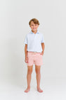 Shelton Shorts - Pompano Peach with Keeneland Khaki Stork