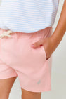 Shelton Shorts - Pompano Peach with Keeneland Khaki Stork