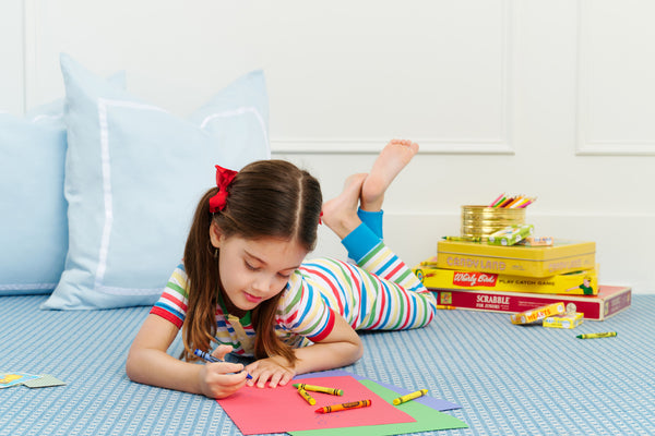 Sutton's Short Sleeve Set - Portland Sealife Stripe