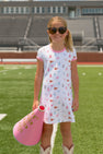 Texas Polly Play Dress - Gone to Texas with Hamptons Hot Pink