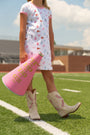 Texas Polly Play Dress - Gone to Texas with Hamptons Hot Pink