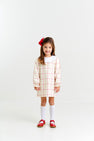 Classic Campbell Dress - Oak Park Plaid with Worth Avenue White
