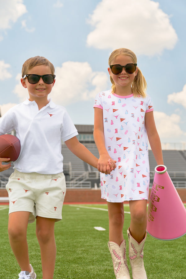 Texas Polly Play Dress - Gone to Texas with Hamptons Hot Pink