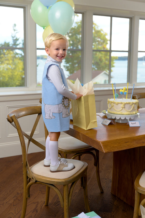 Tatum's Turtleneck & Onesie - Grantley Gray Stripe