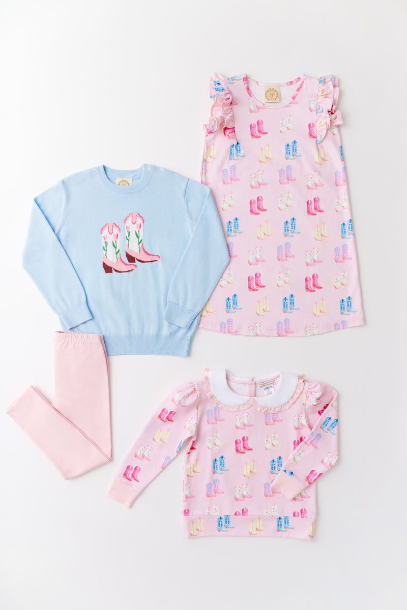 Maude's Ruffle Cassidy Comfy Crewneck - Cute to Boot