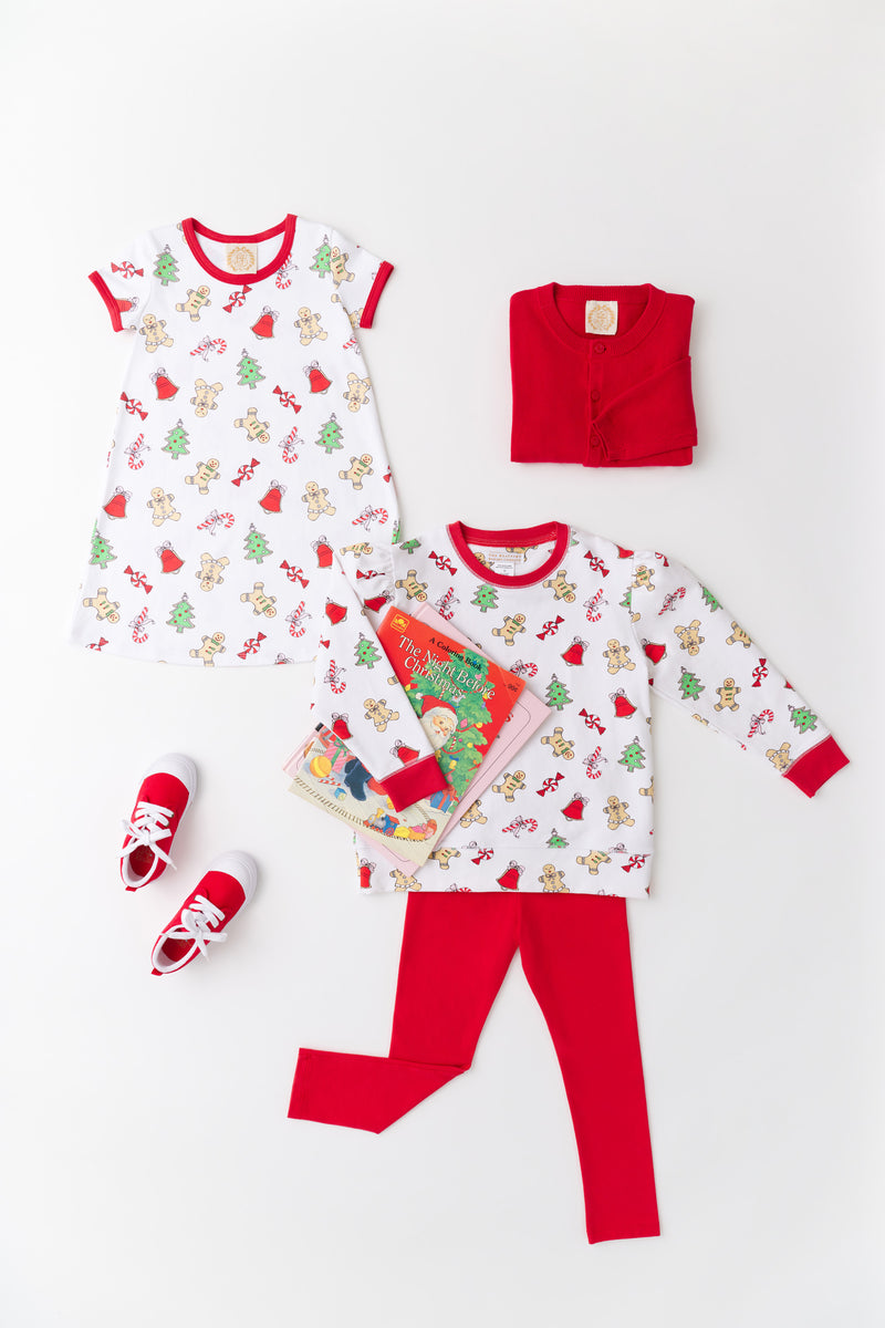 Polly Play Dress - Sugar Plum with Richmond Red