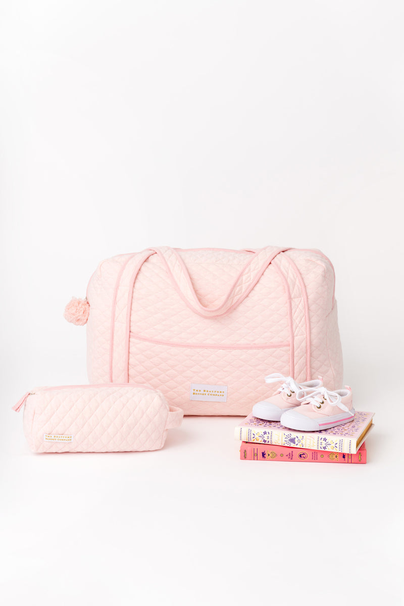 Trip Toiletry Kit (Quilted) - Sandpearl Pink