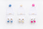 Bryer Booties & I'm Here Hat Set - Worth Avenue White with Palmetto Pearl