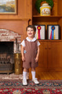 Jack Keene Jon Jon - Gray Bay Brown with Barnsley Blue Gingham & Horse Applique