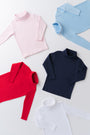 Tatum's Turtleneck & Onesie - Nantucket Navy