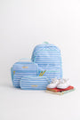 Leighton Lunch Box - Sarasota Sky Stripe with Sea Island Seafoam