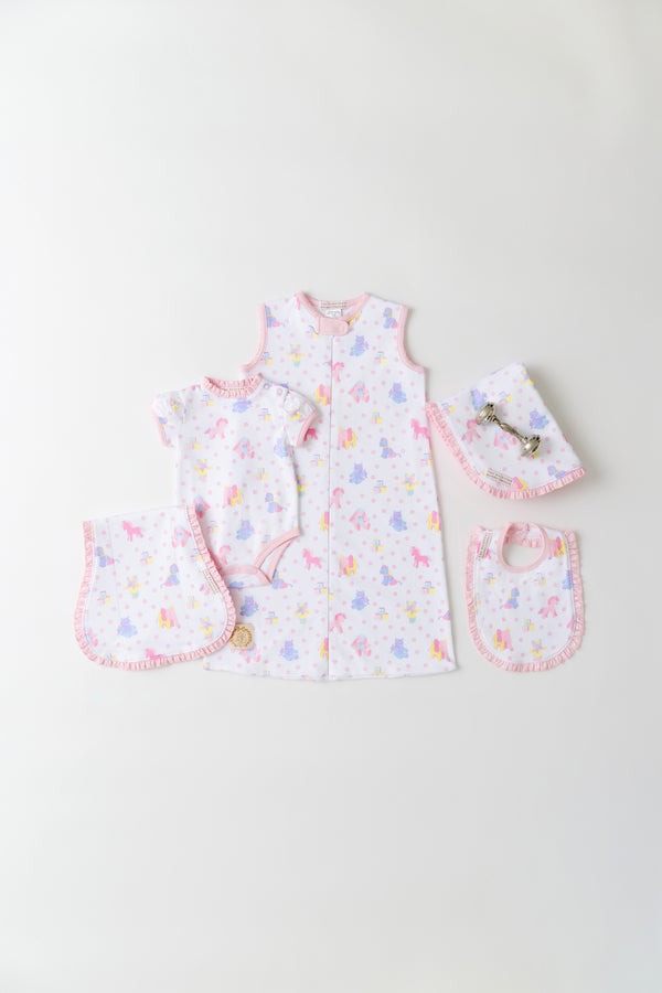 Beddie Bye Sleep Sack - Cuddle up Cutie (Palm Beach Pink) with Palm Beach Pink