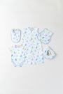 Burp Me Bib - Cuddle Up Cutie (Buckhead Blue) with Buckhead Blue