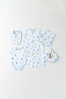 Burp Me Bib - Cuddle Up Cutie (Buckhead Blue) with Buckhead Blue
