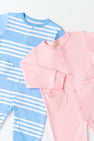 Paxton Playsuit - Saddle Ridge Stripe (Sarasota Sky)