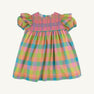 Daphne Dress - Ecton Park Plaid with Hamptons Hot Pink