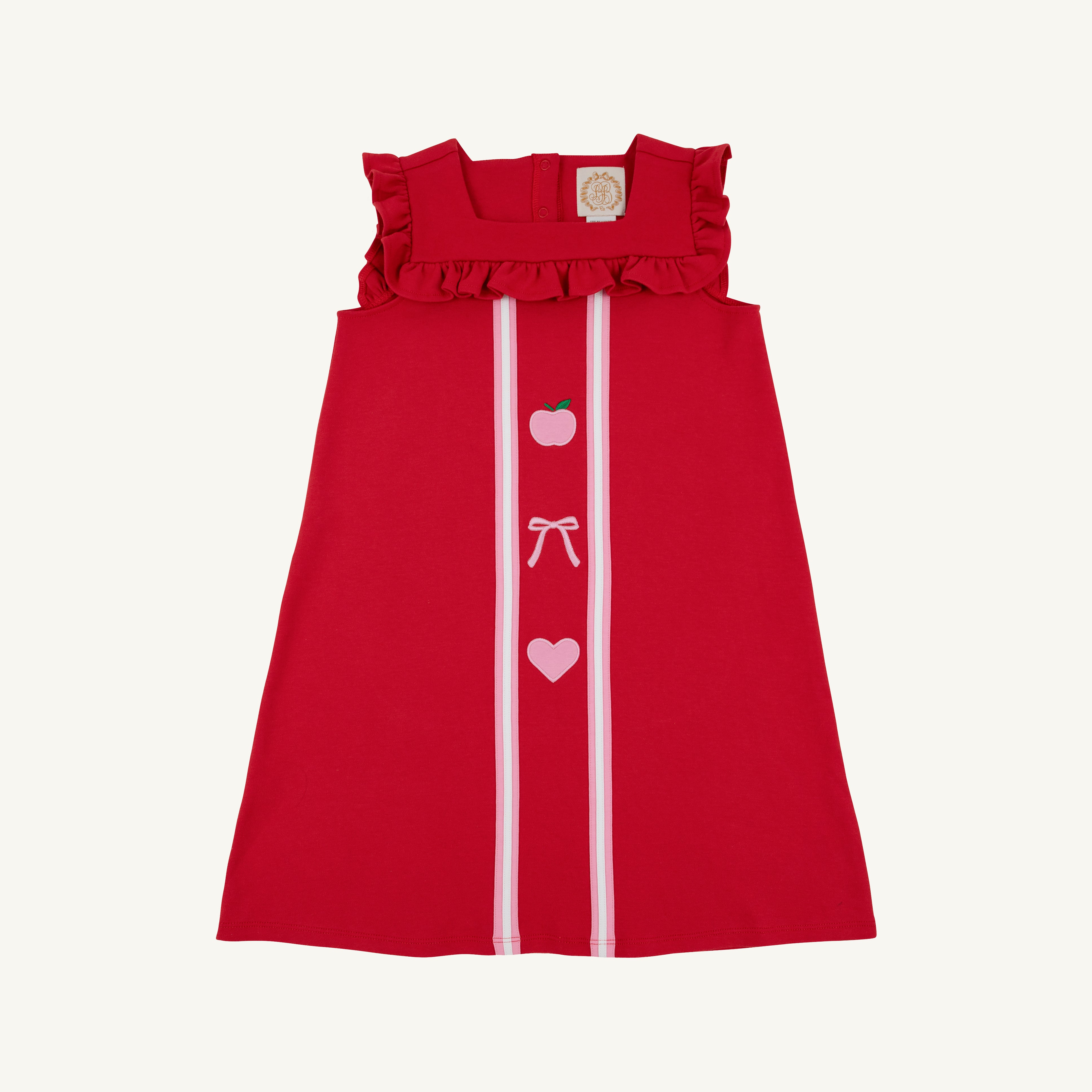 darla little rascals red dress TBBC Girls' Crafted with 100% Pima Brown Dress with Shoes Neck Size:15.5 handle:maurie-dress-vista-blue-white