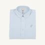 Dean's List Dress Shirt - Barrington Blue Mini Windowpane with Barrington Blue Stork