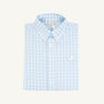 Dean's List Dress Shirt - Buckhead Blue Gingham with Multicolor Stork