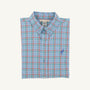 Dean's List Dress Shirt - Kensington Court Plaid with Barbados Blue Stork